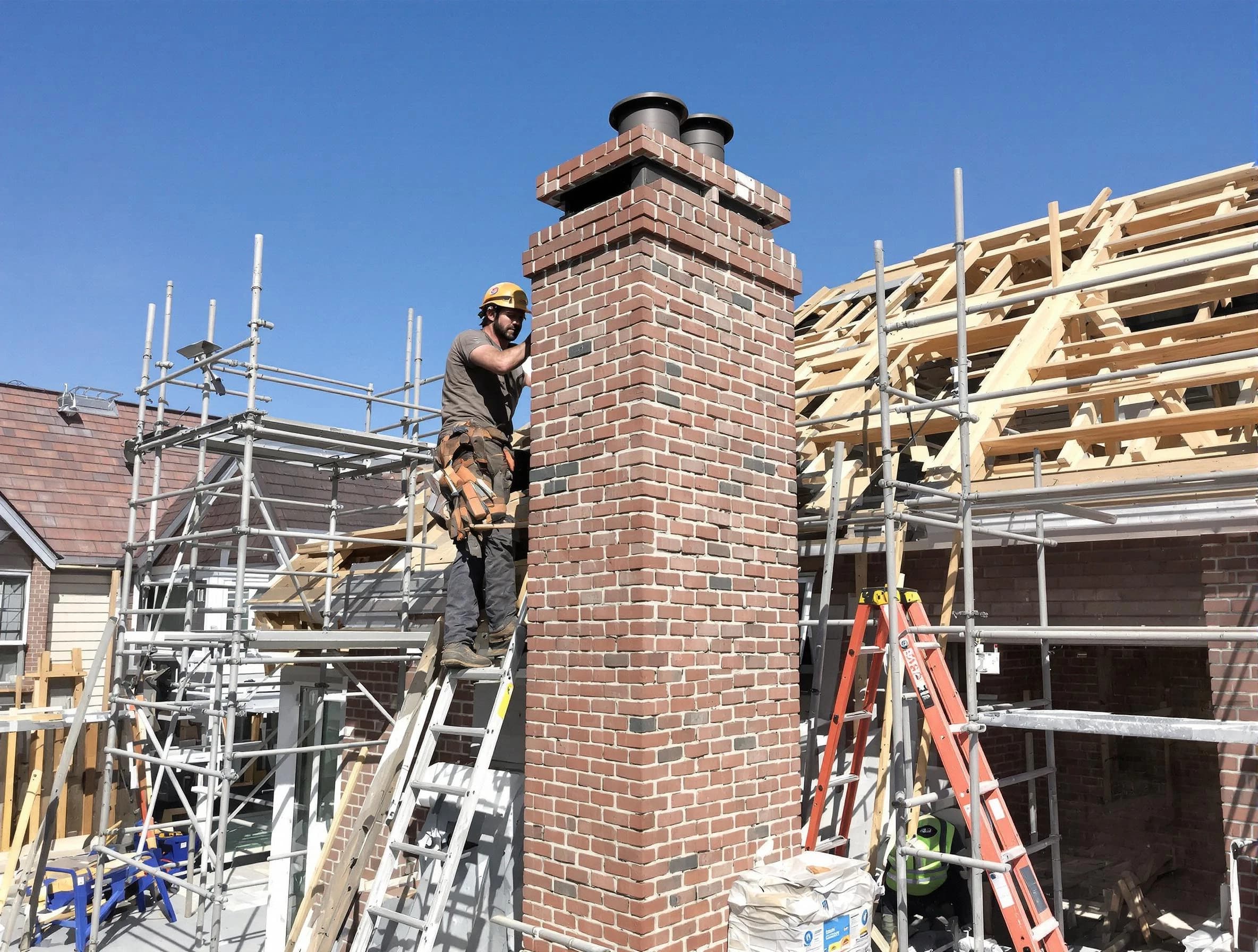 New chimney installation completed by Middleborough Chimney Sweep in Middleborough, MA