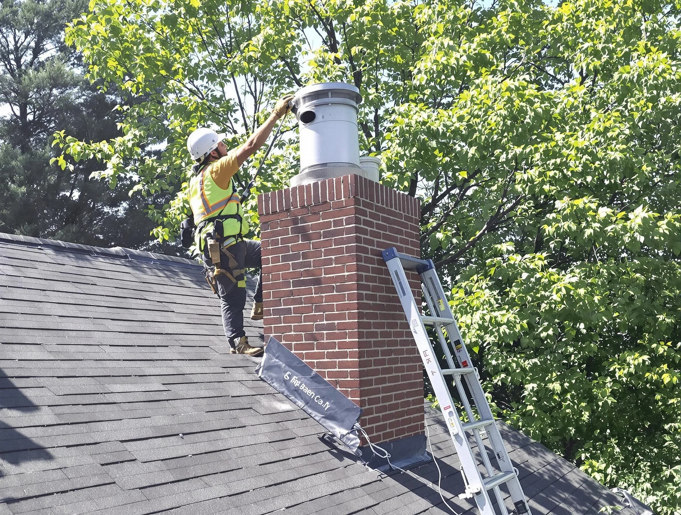 Chimney liner inspection by Middleborough Chimney Sweep in Middleborough, MA