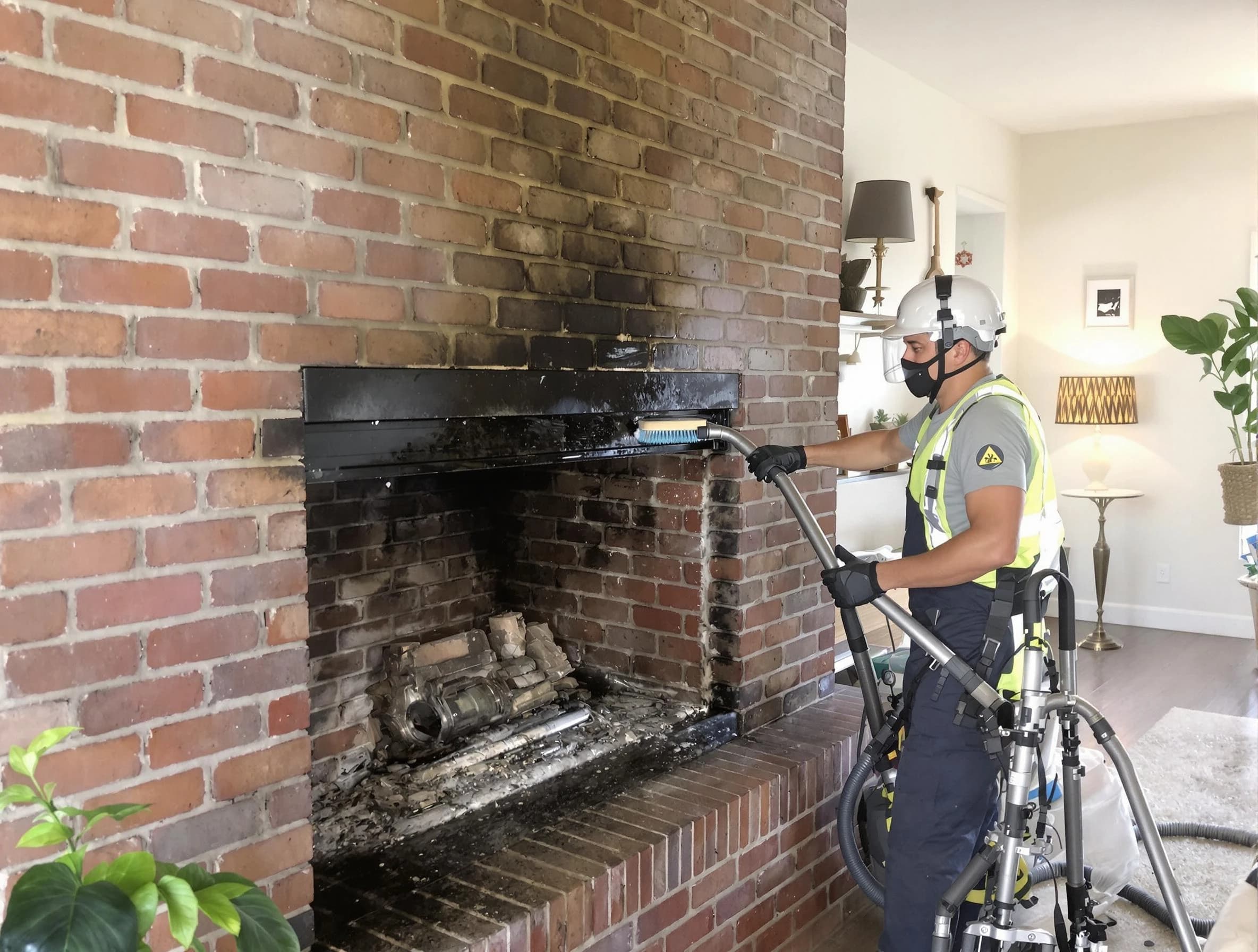 Middleborough Chimney Sweep providing fireplace cleaning services in Middleborough, MA