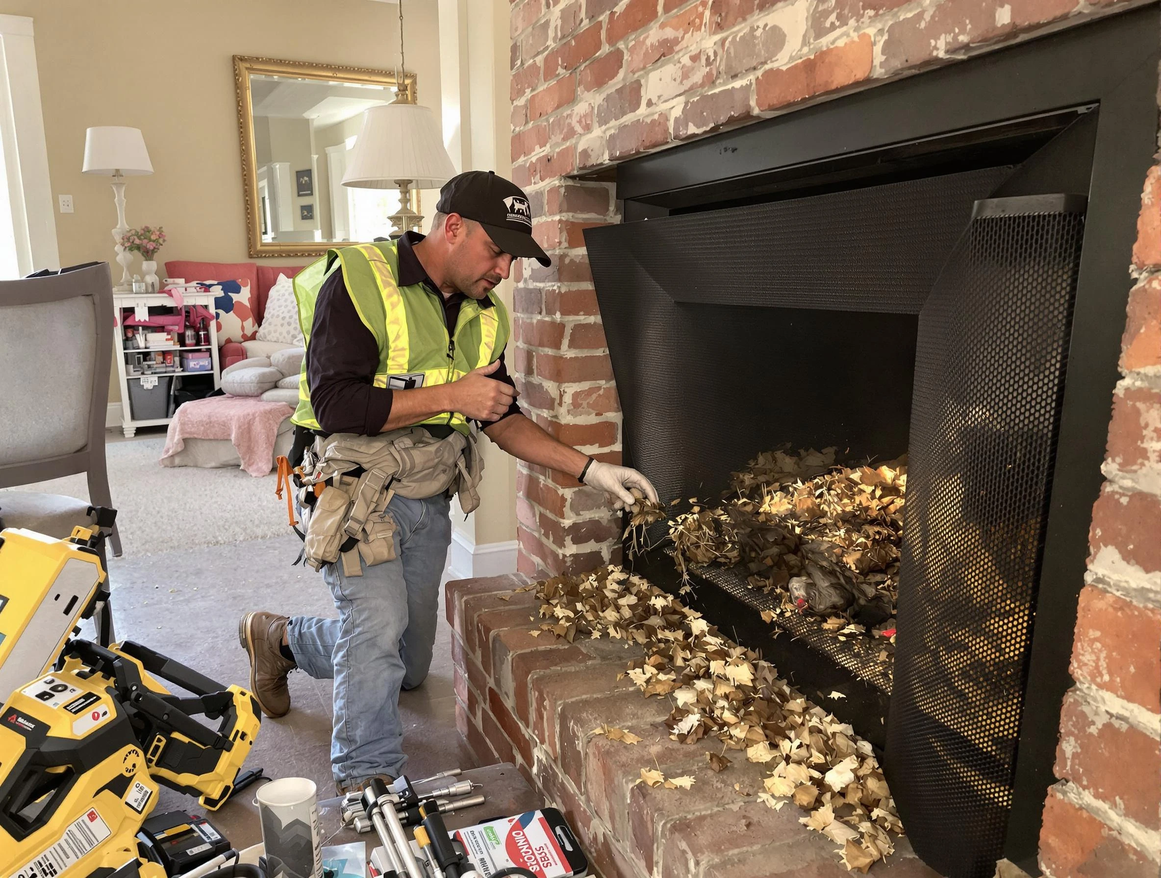 Safe screening installation by Middleborough Chimney Sweep in Middleborough, MA