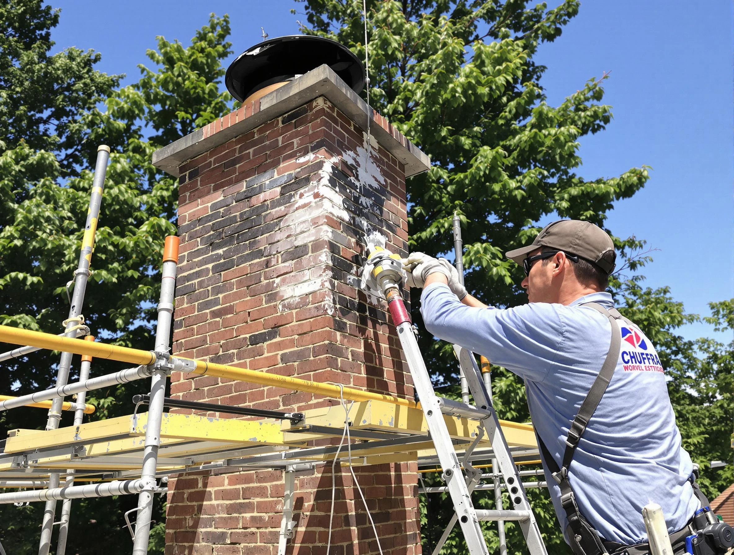 Structural chimney repair by Middleborough Chimney Sweep in Middleborough, MA